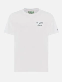 MC2 Saint Barth Cotton T-shirt With St. Barth Tennis Print -MC2 Saint Barth Shop UID TSHM00102250H MAN T SHIRT WHITE 20250315084127 04