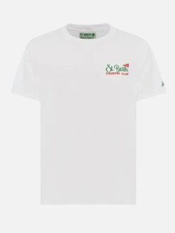 MC2 Saint Barth Cotton T-shirt With St. Barth Country Club Print -MC2 Saint Barth Shop UID TSHM00102256H MAN T SHIRT WHITE 20250315090000 04