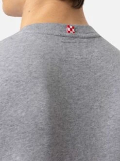 MC2 Saint Barth Organic Cotton T-shirt With St. Barth Tennis Club Print -MC2 Saint Barth Shop UID TSHM00102309H MAN T SHIRT LIGHTGREYMELANGE 20250304171944 03