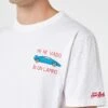 MC2 Saint Barth Man Cotton T-shirt With Me Ne Vado In Un Lambo Embroidery And Car Placed Print -MC2 Saint Barth Shop UID TSHM00102313F MAN T SHIRT WHITE 4