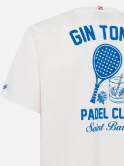 MC2 Saint Barth Cotton T-shirt With Gin Tonic Padel Club Print -MC2 Saint Barth Shop UID TSHM00102352H MAN T SHIRT WHITE 20250315090000 05