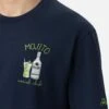 MC2 Saint Barth Organic Cotton T-shirt With Mojito Social Club Embroidery -MC2 Saint Barth Shop UID TSHM00102471H MAN T SHIRT BLUE 20250304171944 03