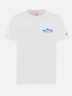 MC2 Saint Barth Off-white Cotton T-shirt With St. Barth Hunting Wave Print 10 MC2 Saint Barth Off-white Cotton T-shirt With St. Barth Hunting Wave Print -MC2 Saint Barth Shop UID TSHM00102503H MAN T SHIRT WHITE 20250315090000 04