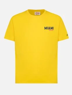 MC2 Saint Barth Organic Cotton T-shirt With Miami Postcard Print 10 MC2 Saint Barth Organic Cotton T-shirt With Miami Postcard Print -MC2 Saint Barth Shop UID TSHM00102622H MAN T SHIRT YELLOW 20250320160000 05