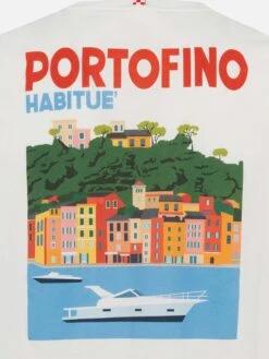 MC2 Saint Barth Cotton T-shirt With Portofino Postcard Print -MC2 Saint Barth Shop UID TSHM00102637H MAN T SHIRT WHITE 20250315090000 05
