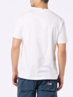 MC2 Saint Barth Man Cotton T-shirt With Gin Tonic Obsessed Embroidery -MC2 Saint Barth Shop UID TSHM00103568F MAN T SHIRT WHITE 20240618083500 3