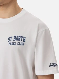 MC2 Saint Barth Cotton T-shirt With Snoopy Padel Club Print | SNOOPY PEANUTS® SPECIAL EDITION