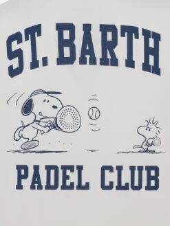 MC2 Saint Barth Cotton T-shirt With Snoopy Padel Club Print | SNOOPY PEANUTS® SPECIAL EDITION -MC2 Saint Barth Shop UID TSHM00103626H MAN T SHIRT WHITE PEANUTS 20250315084127 05