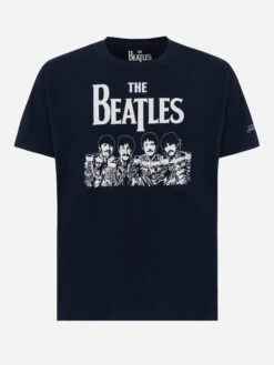 MC2 Saint Barth Cotton T-shirt With Beatles Band Print | THE BEATLES SPECIAL EDITION -MC2 Saint Barth Shop UID TSHM00104818H MAN T SHIRT BLUE THEBEATLES 20250304171944 04