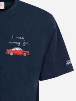 MC2 Saint Barth Cotton T-shirt With I Need Money For… Embroidery 10 MC2 Saint Barth Cotton T-shirt With I Need Money For… Embroidery -MC2 Saint Barth Shop UID TSHM00104989H MAN T SHIRT BLUE 20250315090000 05
