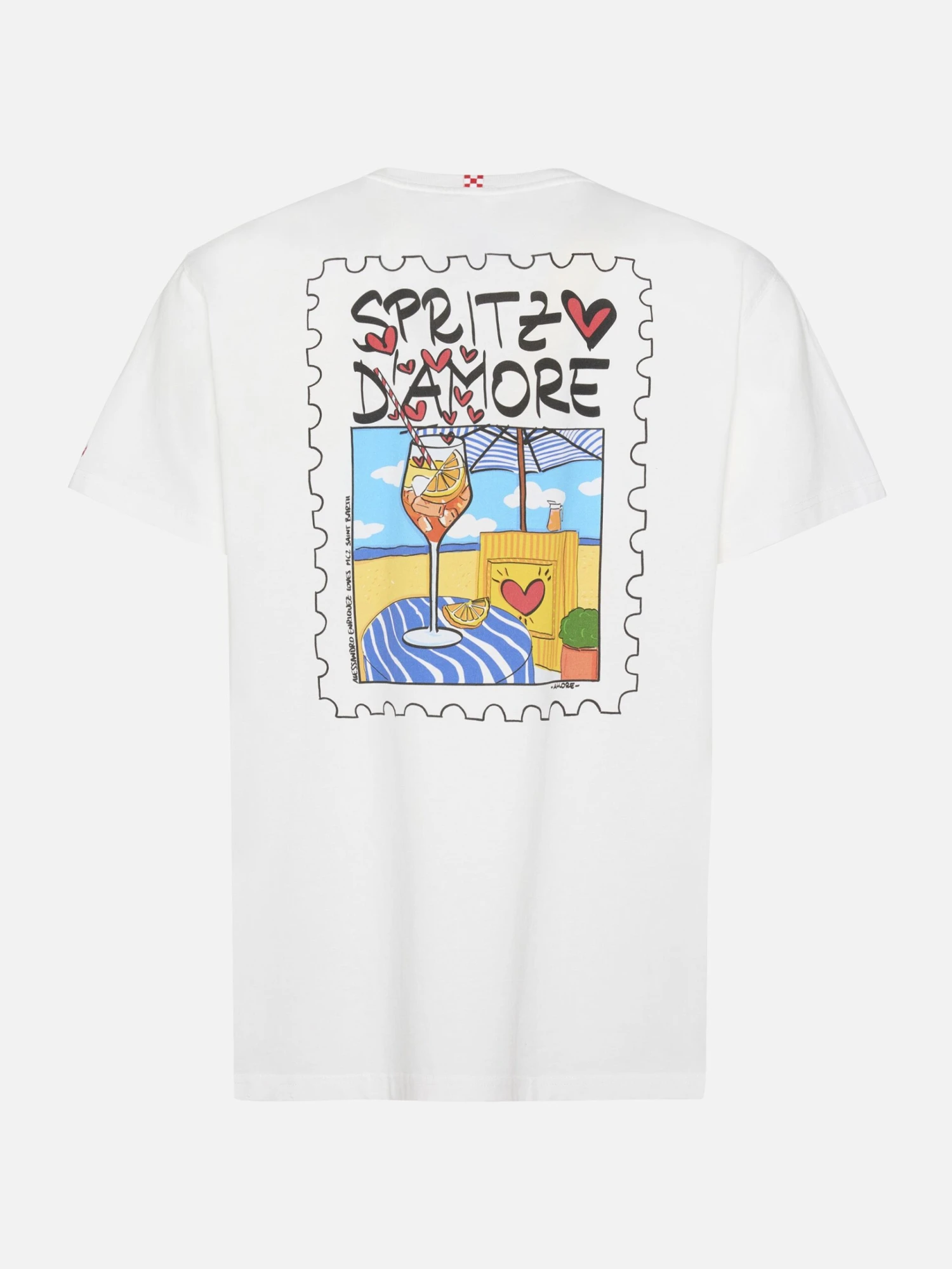 MC2 Saint Barth Cotton T-shirt With Spritz D'Amore Print |ALESSANDRO ENRIQUEZ SPECIAL EDITION 7 MC2 Saint Barth Cotton T-shirt With Spritz D'Amore Print |ALESSANDRO ENRIQUEZ SPECIAL EDITION - Image 5