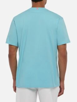 MC2 Saint Barth Cotton T-shirt With Lodola Scooter Print | MARCO LODOLA SPECIAL EDITION -MC2 Saint Barth Shop UID TSHM00105515H MAN T SHIRT GREEN ART MLODOLA 20250704170012 3