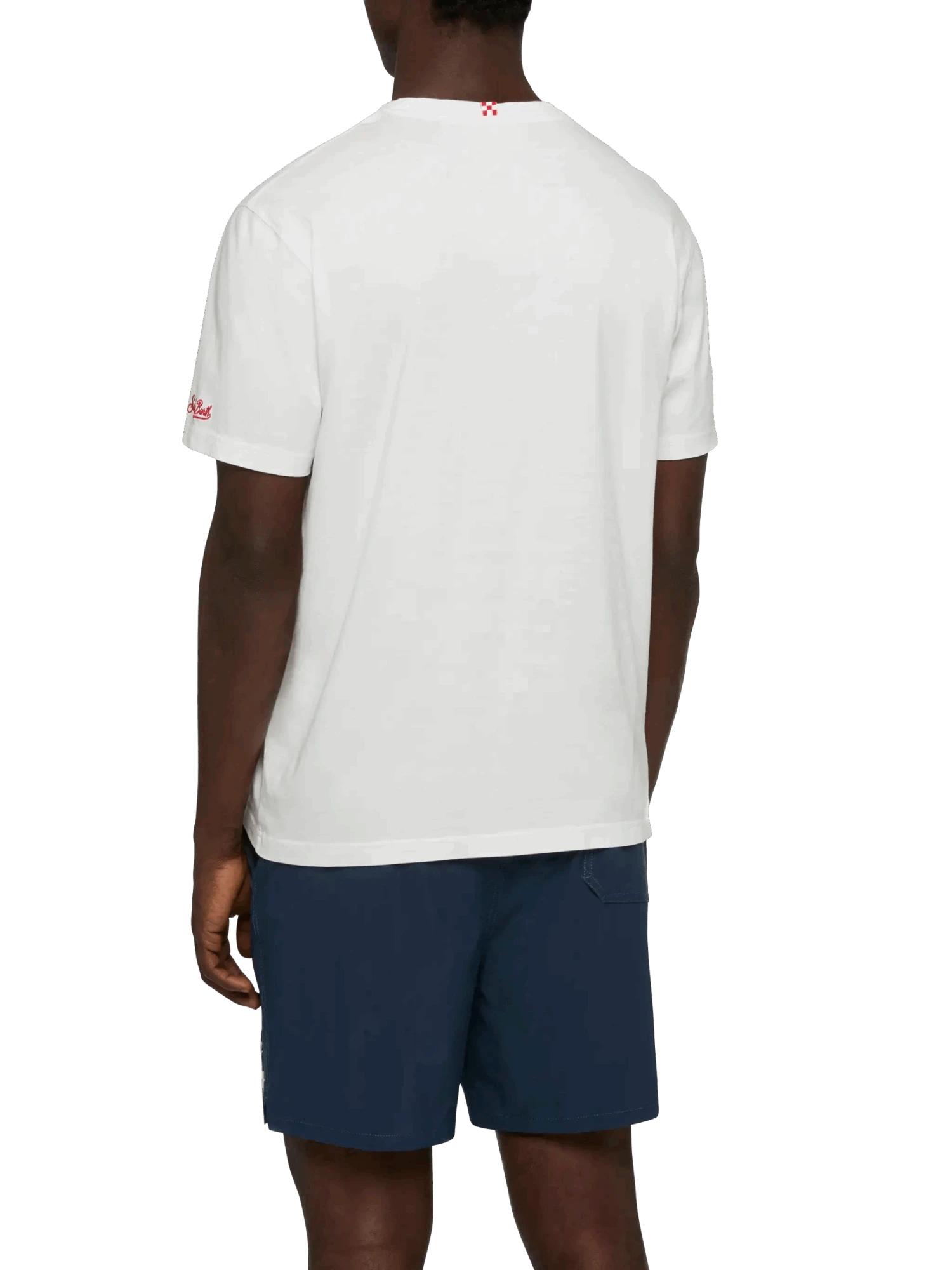 MC2 Saint Barth Cotton T-shirt With Bischeri Non Si Pole Embroidery | SAPORE DI MARE SPECIAL EDITION 5 MC2 Saint Barth Cotton T-shirt With Bischeri Non Si Pole Embroidery | SAPORE DI MARE SPECIAL EDITION - Image 3