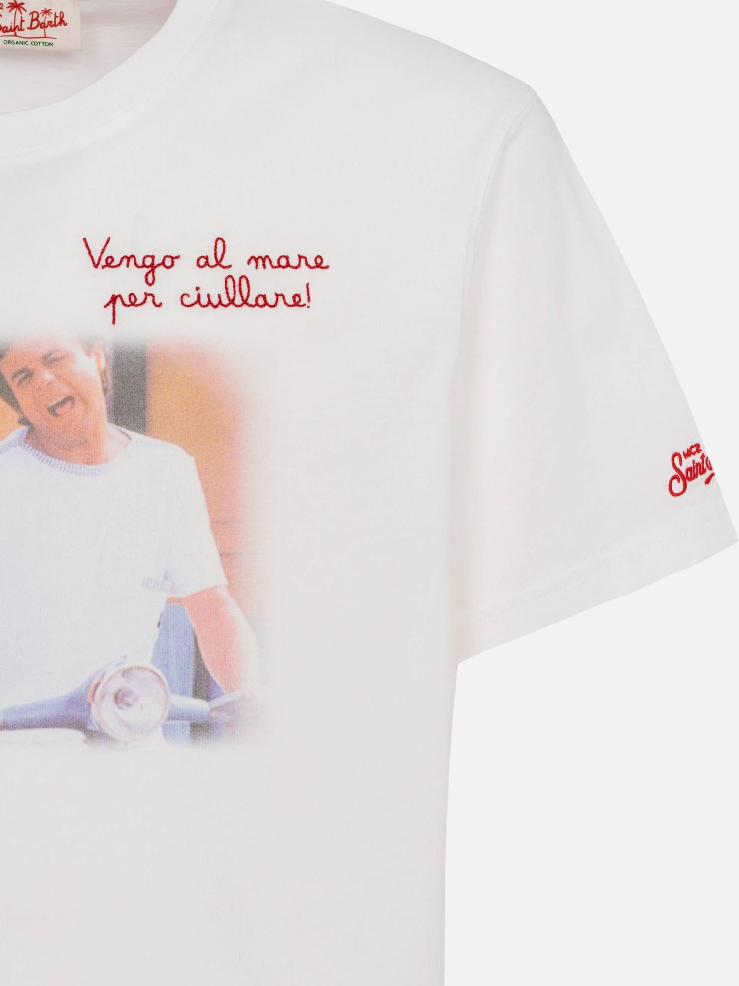 MC2 Saint Barth Cotton T-shirt With Vado Al Mare Per... Embroidery |SAPORE DI MARE SPECIAL EDITION 6 MC2 Saint Barth Cotton T-shirt With Vado Al Mare Per... Embroidery |SAPORE DI MARE SPECIAL EDITION - Image 4