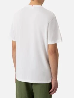 MC2 Saint Barth Cotton T-shirt With Après Sun In St. Barthprint -MC2 Saint Barth Shop UID TSHM00105691H MAN T SHIRT WHITE 20250304171944 02