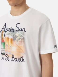 MC2 Saint Barth Cotton T-shirt With Après Sun In St. Barthprint