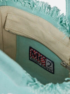 MC2 Saint Barth Water Green Cotton Canvas Mini Vanity Bag 13 MC2 Saint Barth Water Green Cotton Canvas Mini Vanity Bag -MC2 Saint Barth Shop UID VAMI00100016H vanity canvas bag water green 4