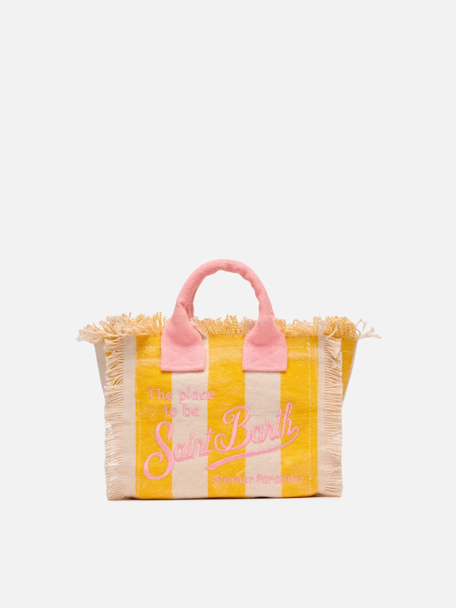 MC2 Saint Barth Cotton Canvas Mini Vanity Bag With Striped Print 3 MC2 Saint Barth Cotton Canvas Mini Vanity Bag With Striped Print