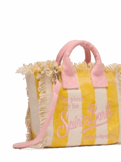 MC2 Saint Barth Cotton Canvas Mini Vanity Bag With Striped Print 8 MC2 Saint Barth Cotton Canvas Mini Vanity Bag With Striped Print -MC2 Saint Barth Shop UID VAMI00101547H ACCESSORY BAG YELLOW STRIPES MC2 2