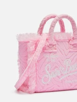 MC2 Saint Barth Pink Zebra Embossed Mini Vanity Sponge Bag -MC2 Saint Barth Shop UID VAMI00300113H WOMAN BAG PINK TERRY 20250320130000 2