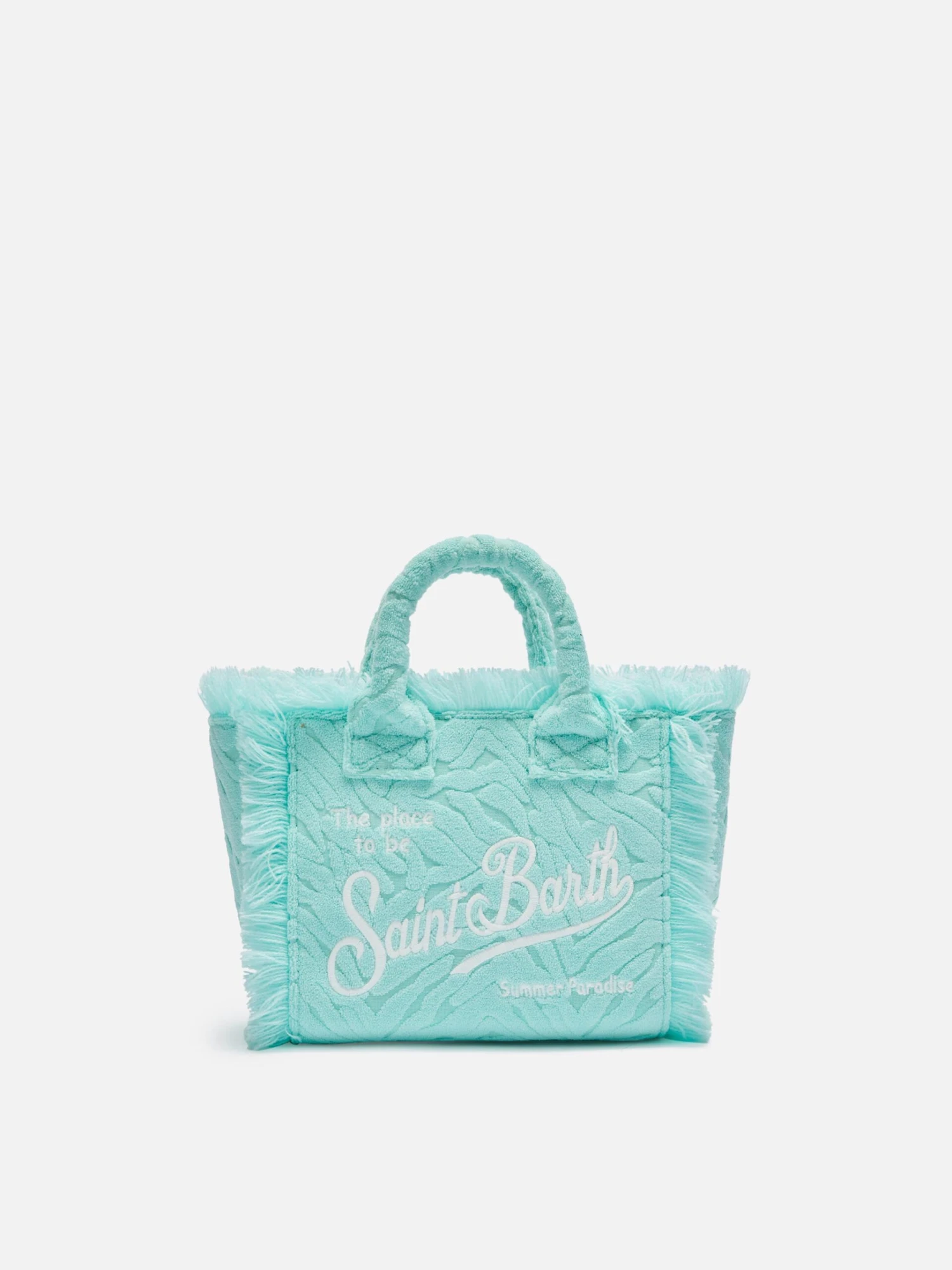 MC2 Saint Barth Water Green Zebra Embossed Mini Vanity Sponge Bag 3 MC2 Saint Barth Water Green Zebra Embossed Mini Vanity Sponge Bag