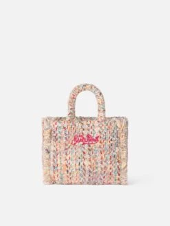 MC2 Saint Barth Mini Vanity Wooly Handbag With Multicolor Pattern -MC2 Saint Barth Shop UID VAMI00500517G ACCESSORY BAG PINK 20240930170000 3