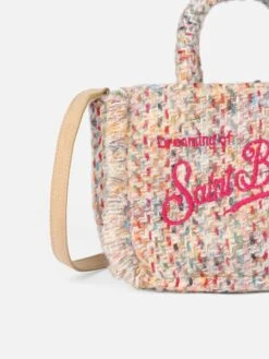 MC2 Saint Barth Mini Vanity Wooly Handbag With Multicolor Pattern -MC2 Saint Barth Shop UID VAMI00500517G ACCESSORY BAG PINK 20240930183500 4