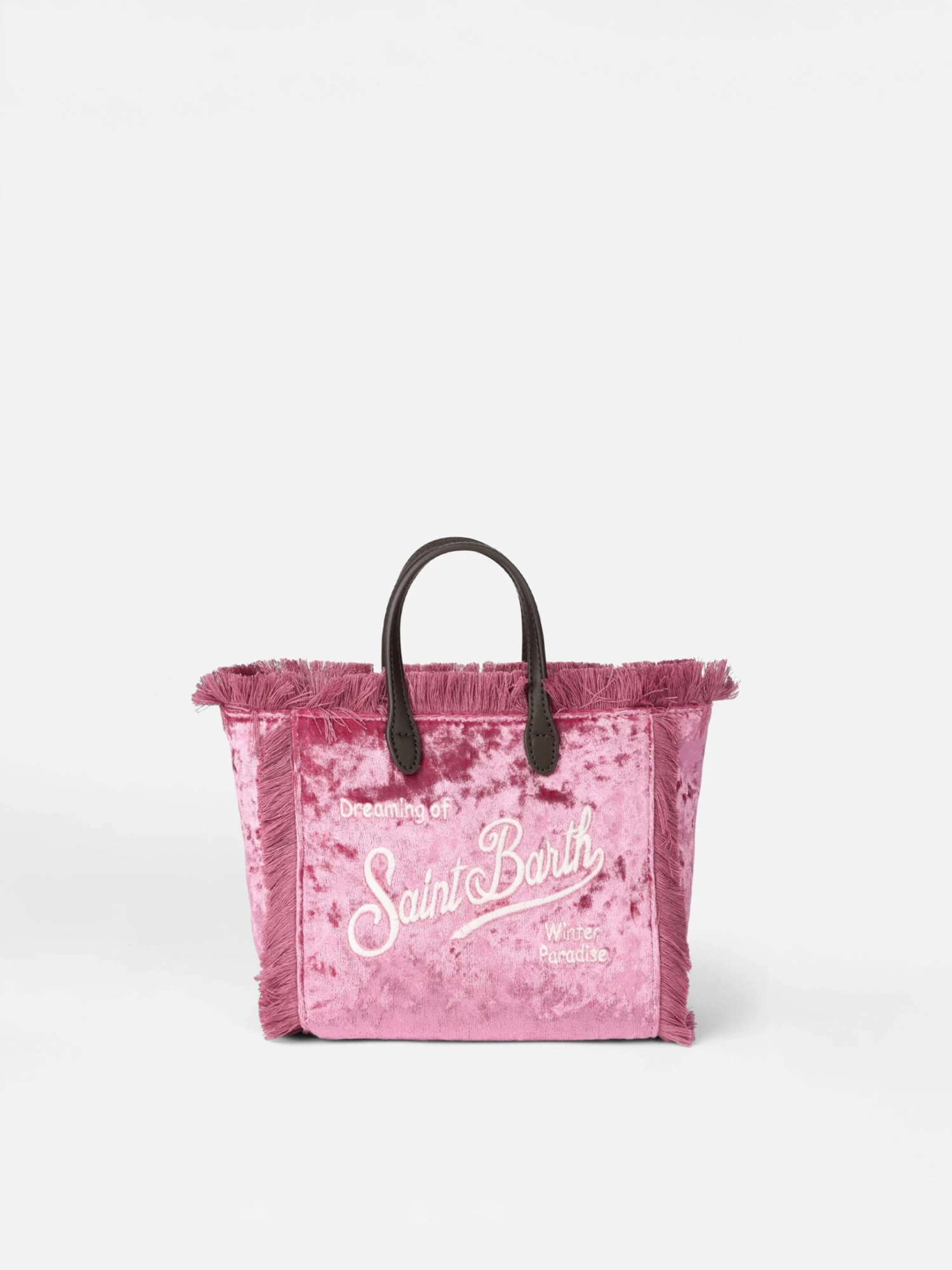 MC2 Saint Barth Mini Vanity Pink Chenille Handbag 3 MC2 Saint Barth Mini Vanity Pink Chenille Handbag