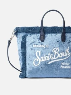 MC2 Saint Barth Mini Vanity Light Blue Chenille Handbag -MC2 Saint Barth Shop UID VAMI00700250G ACCESSORY BAG SKY 20240917123501 2