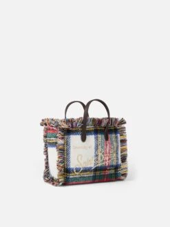 MC2 Saint Barth Mini Vanity Wooly Handbag With Tartan Pattern 11 MC2 Saint Barth Mini Vanity Wooly Handbag With Tartan Pattern -MC2 Saint Barth Shop UID VAMI00701379G STBA BAG WHITE 20240903173500 3