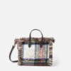 MC2 Saint Barth Mini Vanity Wooly Handbag With Tartan Pattern 1 MC2 Saint Barth Mini Vanity Wooly Handbag With Tartan Pattern -MC2 Saint Barth Shop UID VAMI00701379G STBA BAG WHITE 1