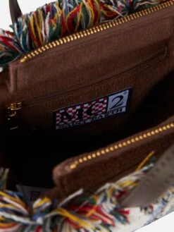 MC2 Saint Barth Mini Vanity Wooly Handbag With Tartan Pattern 13 MC2 Saint Barth Mini Vanity Wooly Handbag With Tartan Pattern -MC2 Saint Barth Shop UID VAMI00701379G STBA BAG WHITE 5