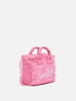 MC2 Saint Barth Mini Vanity Pink Linen Bag -MC2 Saint Barth Shop UID VAMI00801332H WOMAN BAG PINK 0 0 20250320123502 3