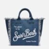 MC2 Saint Barth Indigo Cotton Canvas Vanity Tote Bag -MC2 Saint Barth Shop UID VANI00103274H ACCESSORY BAG BLUE PLAIN.COLOR MC2 1 1a24b46d abcc 4b0f be3a c8c1c6ee48b9