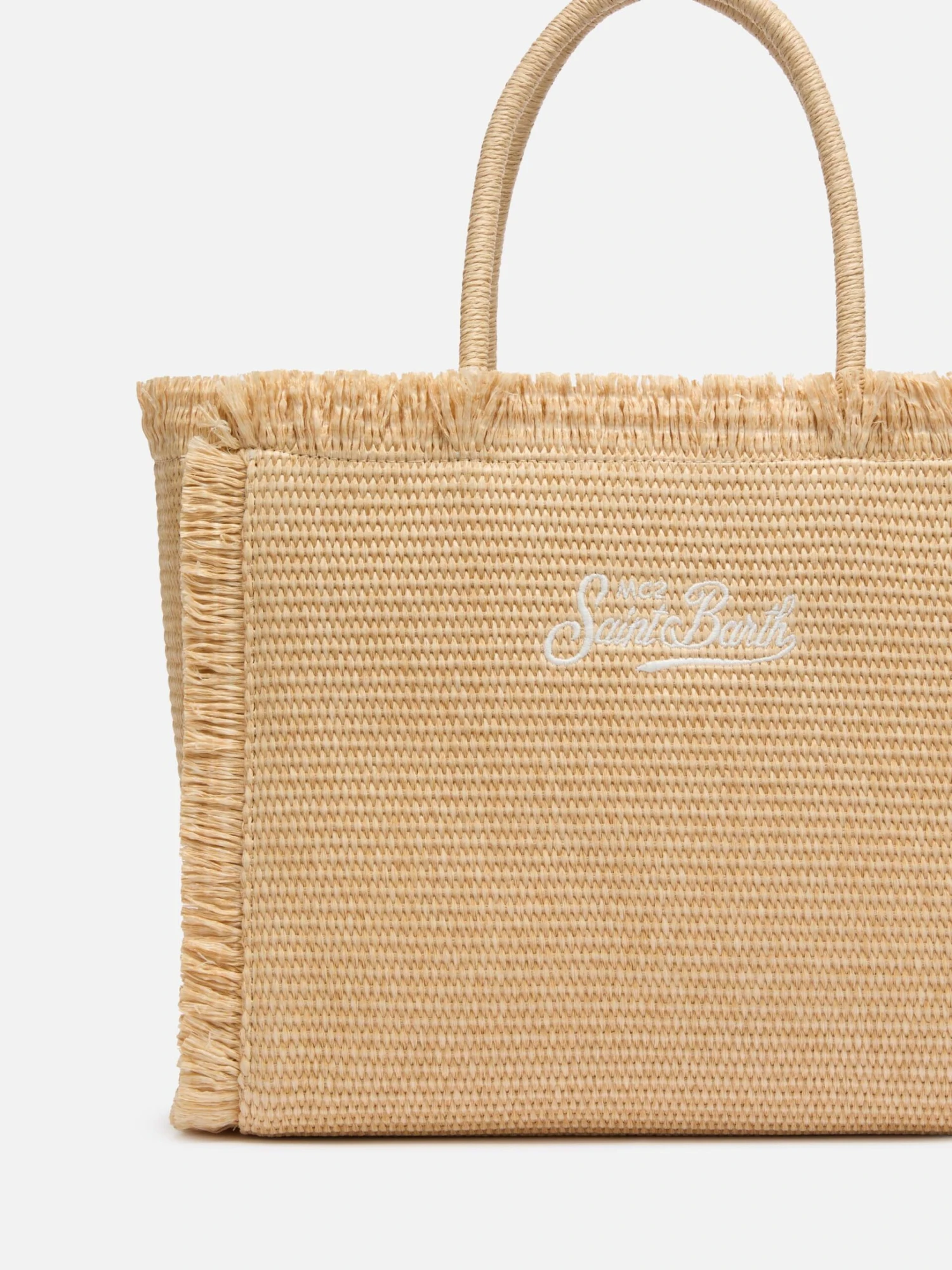 MC2 Saint Barth Beige Straw Effect Vanity Tote Bag 5 MC2 Saint Barth Beige Straw Effect Vanity Tote Bag - Image 3