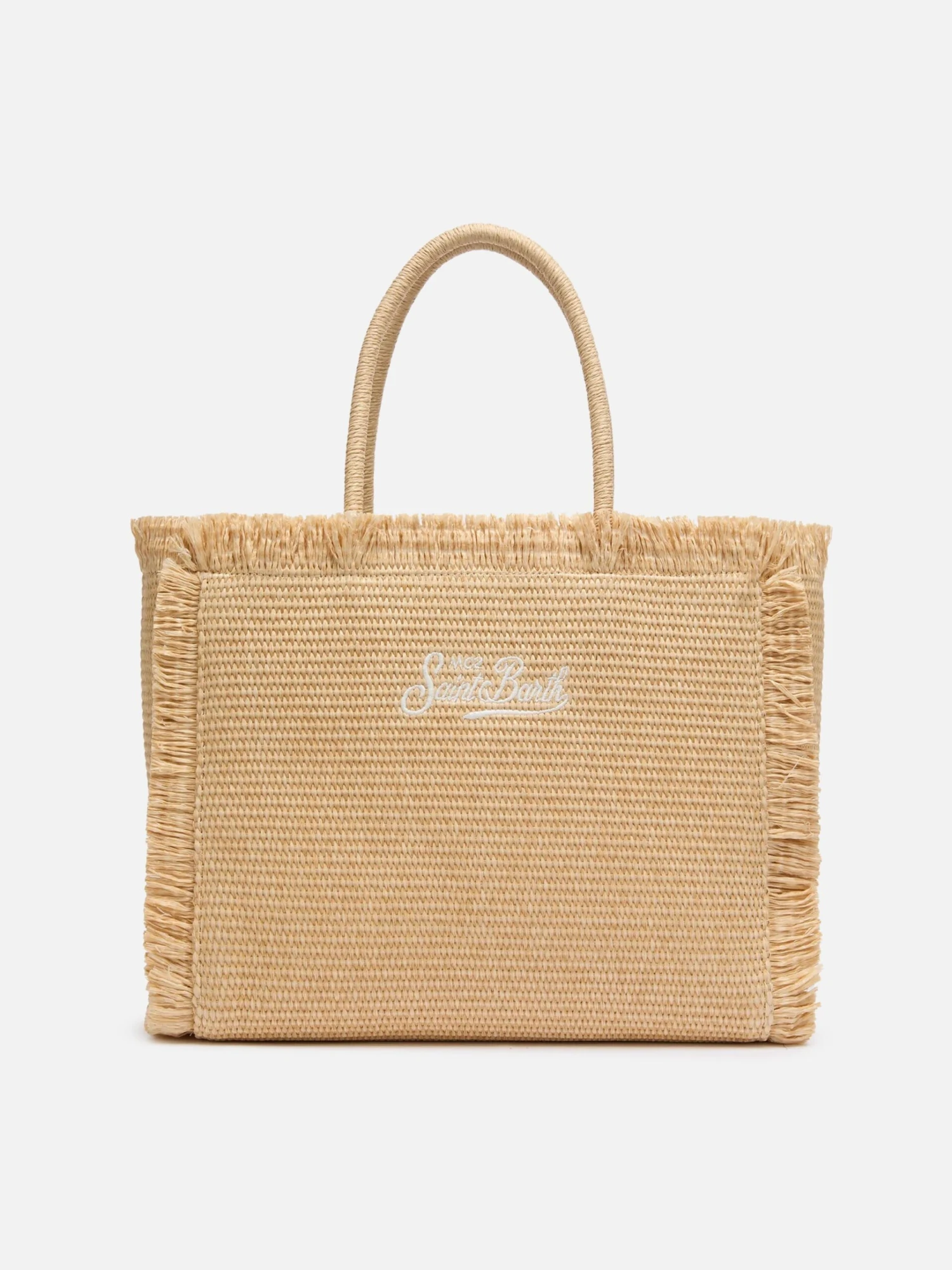 MC2 Saint Barth Beige Straw Effect Vanity Tote Bag 3 MC2 Saint Barth Beige Straw Effect Vanity Tote Bag