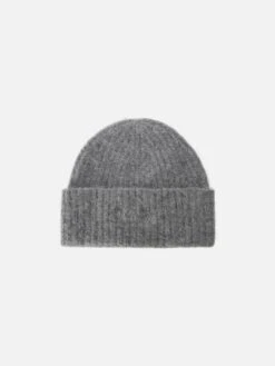 MC2 Saint Barth Grey Mélange Stretch Alpaca Hat Wengen