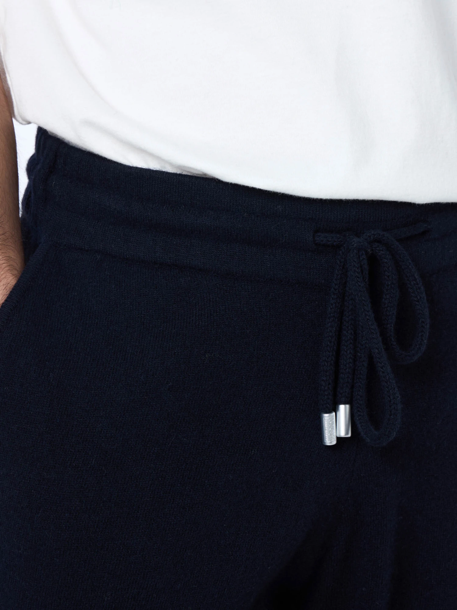 MC2 Saint Barth Man Knitted Blue Jogger Pants Walton 5 MC2 Saint Barth Man Knitted Blue Jogger Pants Walton - Image 3