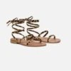 MC2 Saint Barth Animalier Print Wrap Flat Sandals 1 MC2 Saint Barth Animalier Print Wrap Flat Sandals -MC2 Saint Barth Shop UID WRSA00106349H ACCESSORY SHOES BROWN ANIMALIER MC2 1