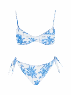 MC2 Saint Barth Woman Toile De Jouy Scoop Bralette Bikini May Yali