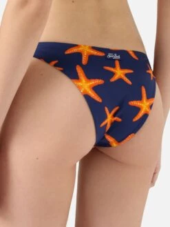 MC2 Saint Barth Bandeau Bikini Tiarè Yali With Starfish Print -MC2 Saint Barth Shop UID YAL0001ACQT68 WOMAN BOTTOMBIKINI BLUE MC2 MC2 1