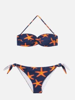 MC2 Saint Barth Bandeau Bikini Tiarè Yali With Starfish Print