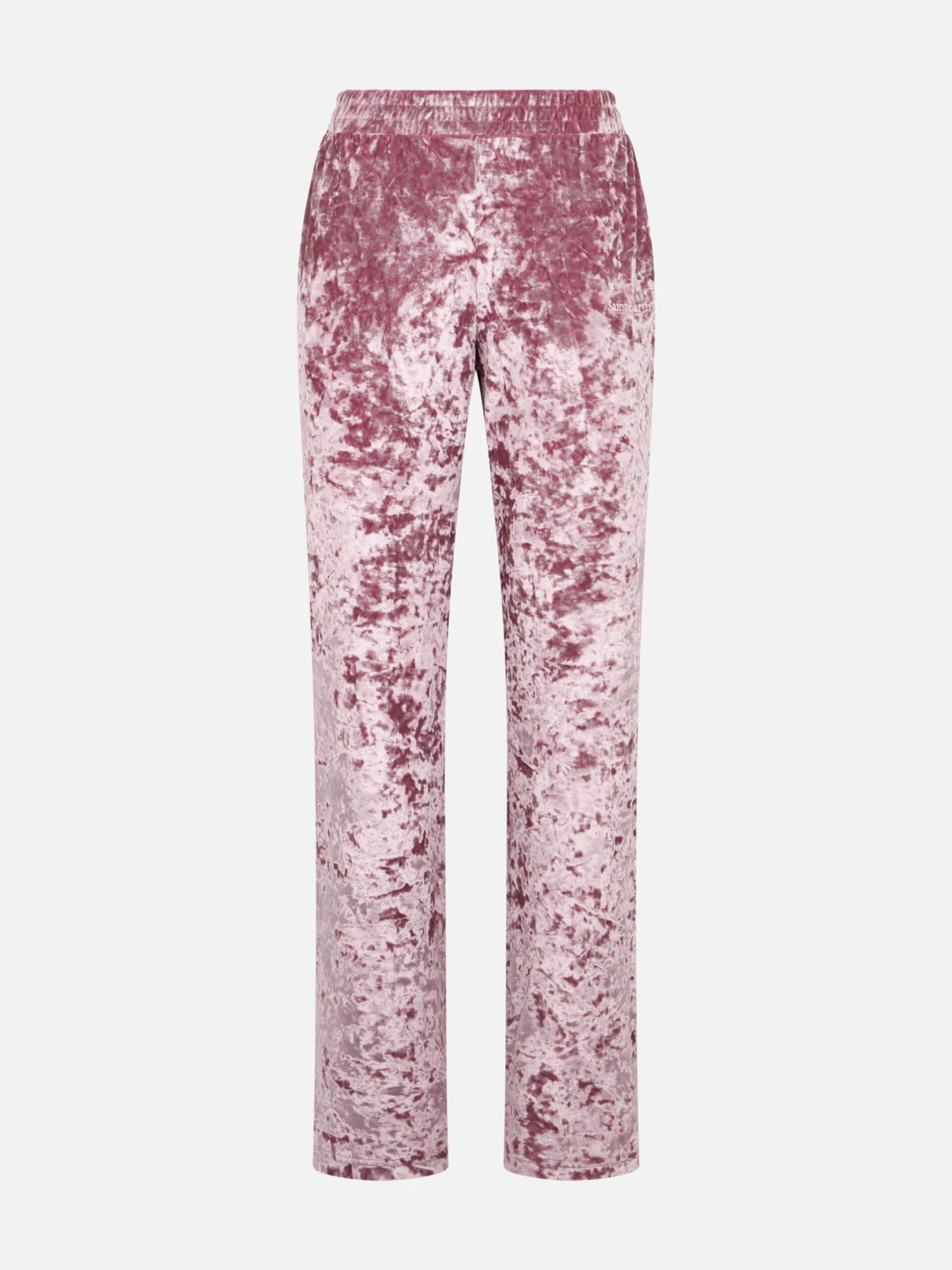 MC2 Saint Barth Woman Pink Chenille Jogger Pants Yvonne 6 MC2 Saint Barth Woman Pink Chenille Jogger Pants Yvonne - Image 4