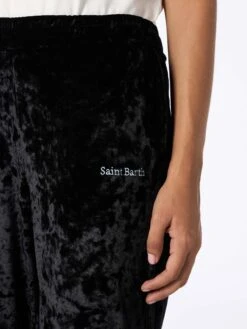 MC2 Saint Barth Woman Black Chenille Jogger Pants Yvonne 8 MC2 Saint Barth Woman Black Chenille Jogger Pants Yvonne -MC2 Saint Barth Shop UID YVO000104287G STBW PANT BLACK 20240903143500 4