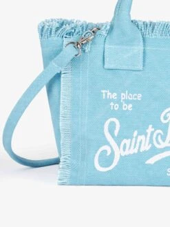 MC2 Saint Barth Light Blue Cotton Canvas Mini Vanity Bag -MC2 Saint Barth Shop VAMI001 00483F mini vanity canvas bag light blue 2 55a00af0 b9bb 4a96 958f bbeb2abc2a64