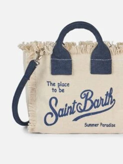 MC2 Saint Barth Off-white Cotton Canvas Mini Vanity Bag -MC2 Saint Barth Shop VAMI001 01022F mini vanity canvas off white 2 3d6cc61a 5291 4515 8b7c db23b050fbe8
