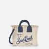 MC2 Saint Barth Off-white Cotton Canvas Mini Vanity Bag -MC2 Saint Barth Shop VAMI003 00190F mini vanity canva classic 1