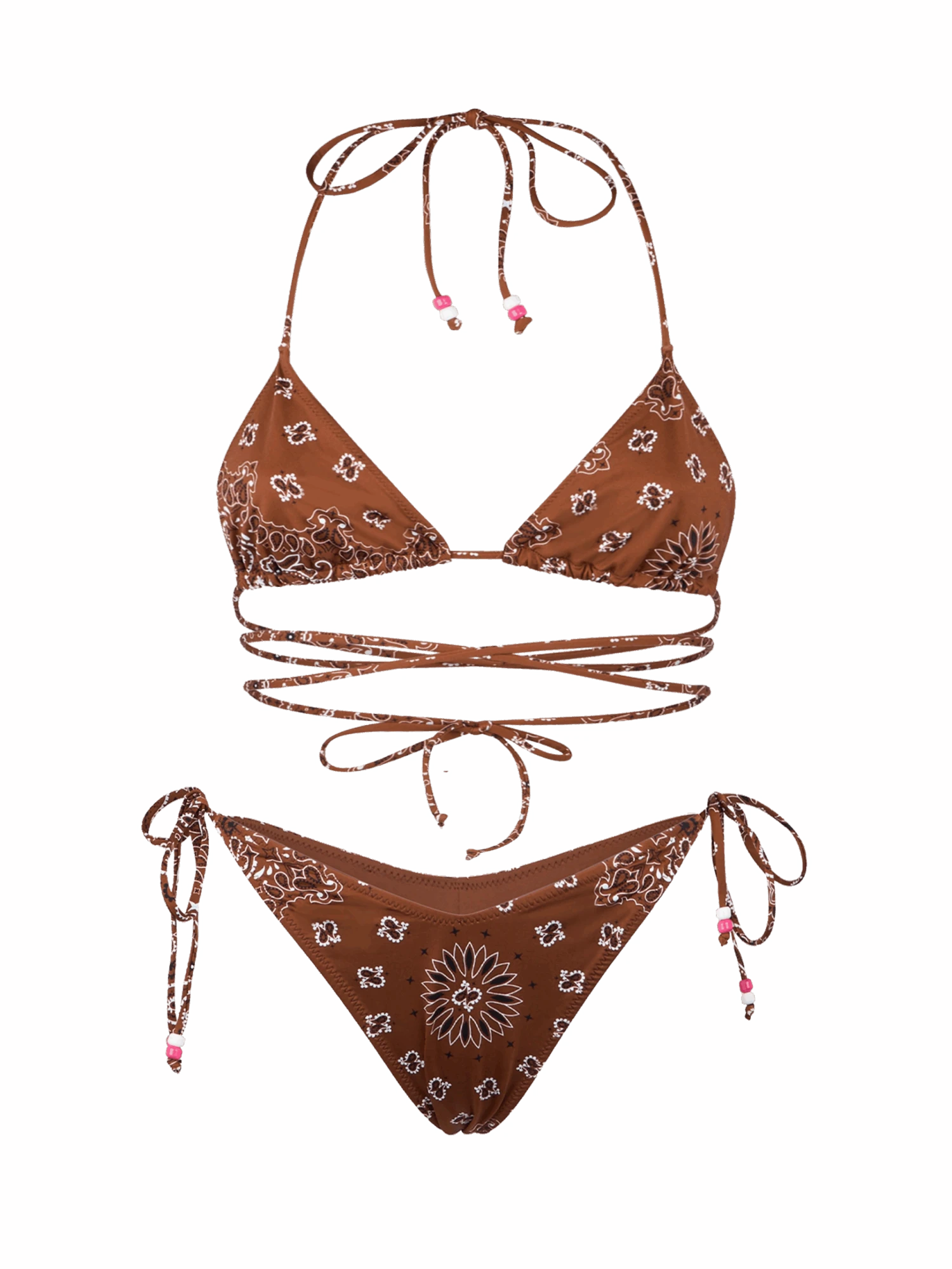 MC2 Saint Barth Woman Triangle Bandanna Bikini 3 MC2 Saint Barth Woman Triangle Bandanna Bikini