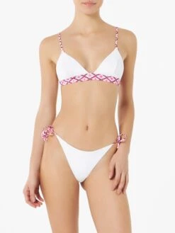 MC2 Saint Barth Woman Triangle Bikini With Geometric Print