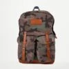 Military Green Camouflage Canvas Backpack